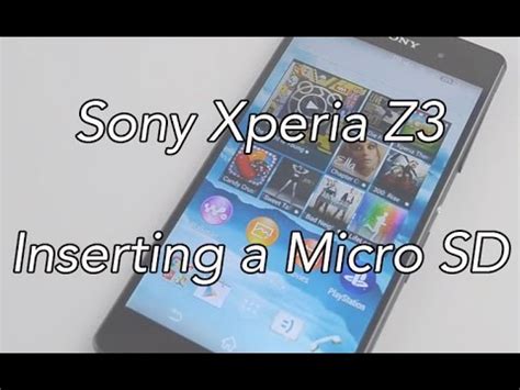sony xperia z3 speicherkarte|Xperia Z3 Specifications .